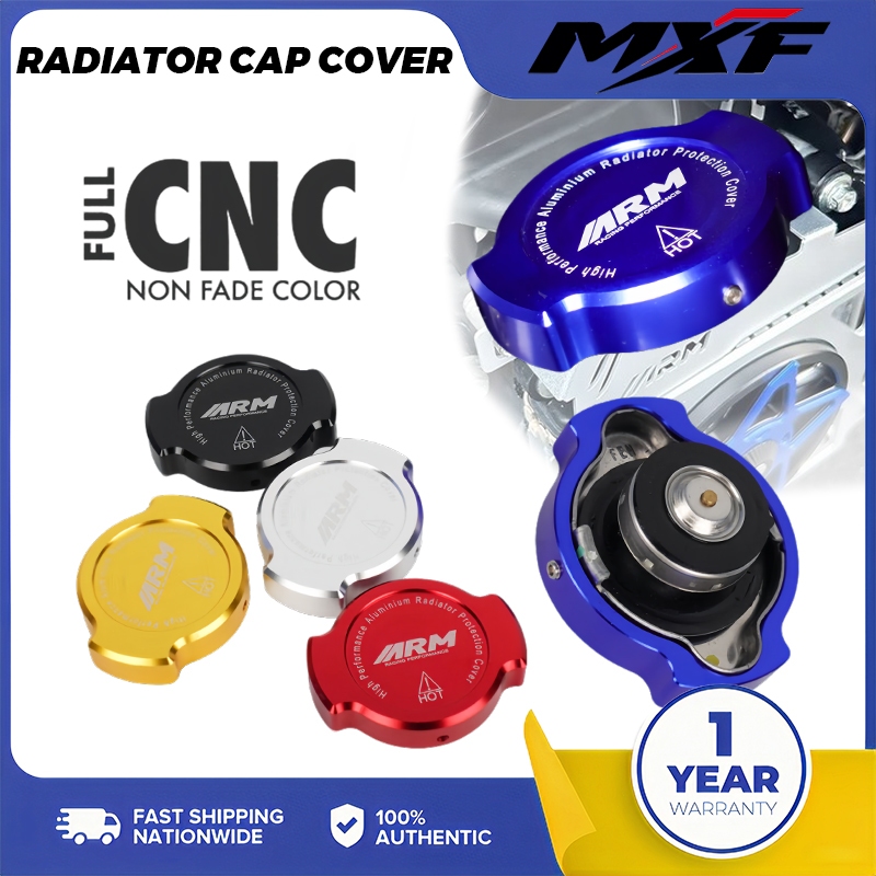 Motorcycle ARM Radiator Cap Cover Universal Full CNC Aluminum With ...