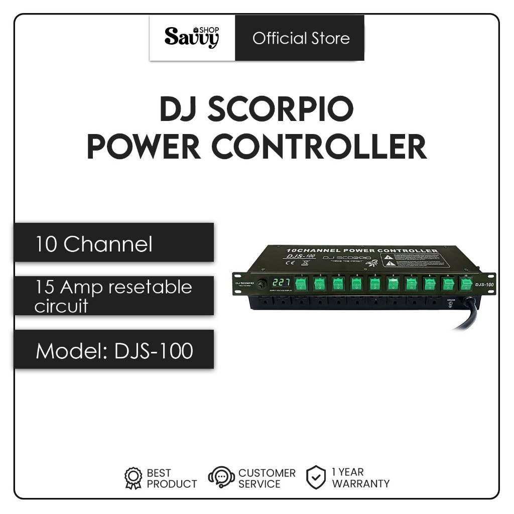 10 Channel Digital Power Switch Controller / Power Controller (DJ ...