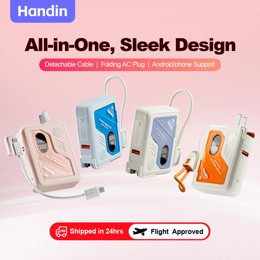 Handin Magnietic 30000mAh 22.5W Fast Charging PowerBank Magnetic ...