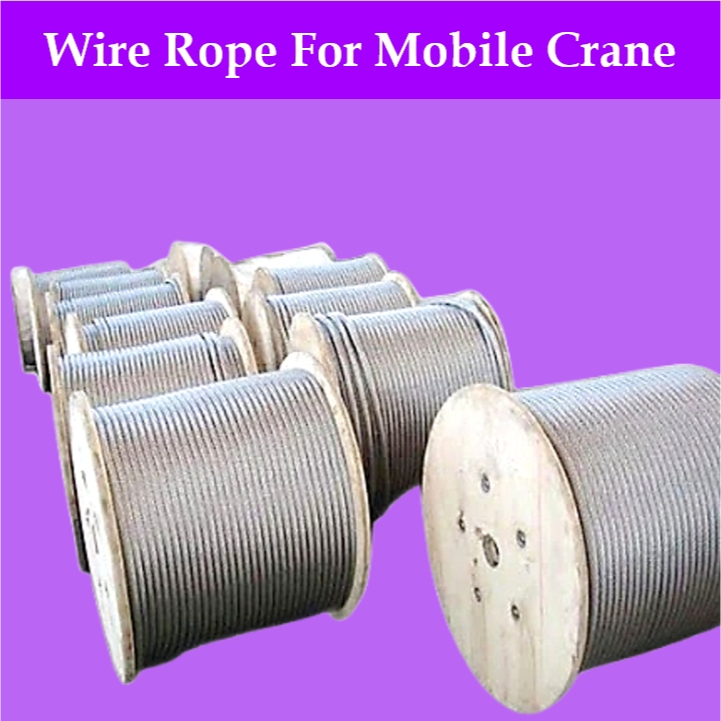 Maco 12mm 30 Meters Wire Rope for Mobile Crane (Wire Rope Type: 35x7 ...