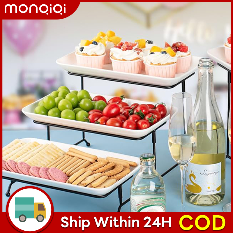 Platter Stand 3 Tier Collapsible Serving Stand Suitable Dessert Table ...