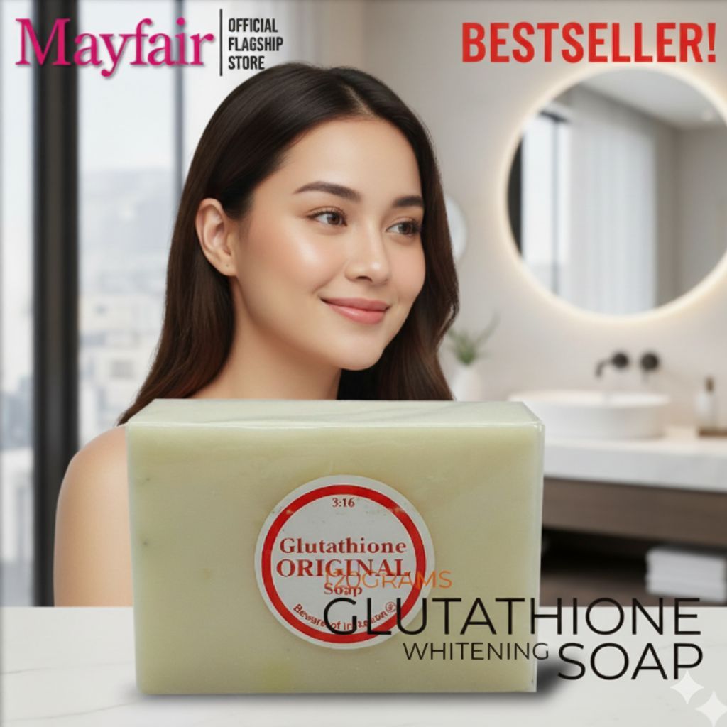 Gluta Soap Whitening Original By Mayfair For Men Women 120g Rebranding  Smooth Skin Glutathione