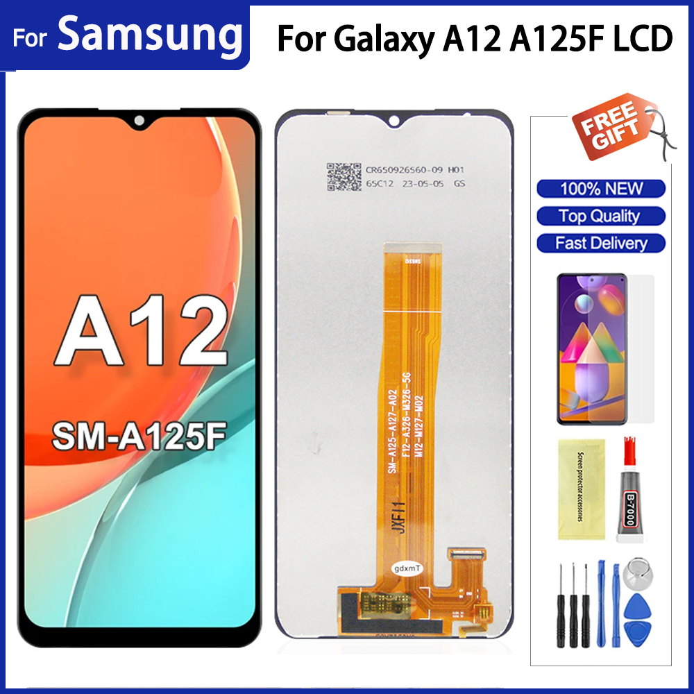 Display For Samsung Galaxy A02 A12 LCD Touch Screen Digitizer ...