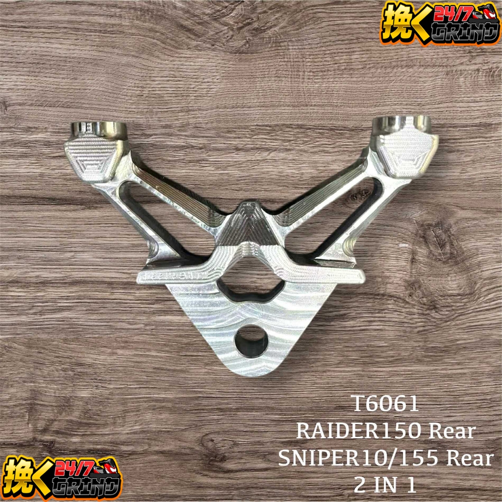 GP4 CNC Bracket Raider 150 Fi/Carb Rear / Sniper 150/155 Rear Made in ...