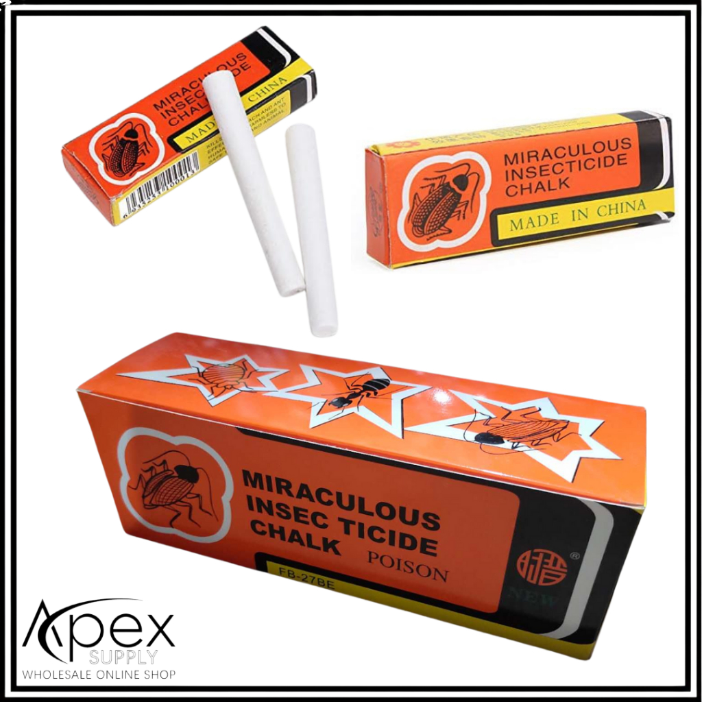 WHOLESALE 1BOX (50PCS) INSECT CHALK CACROACH CHALK | Shopee Philippines