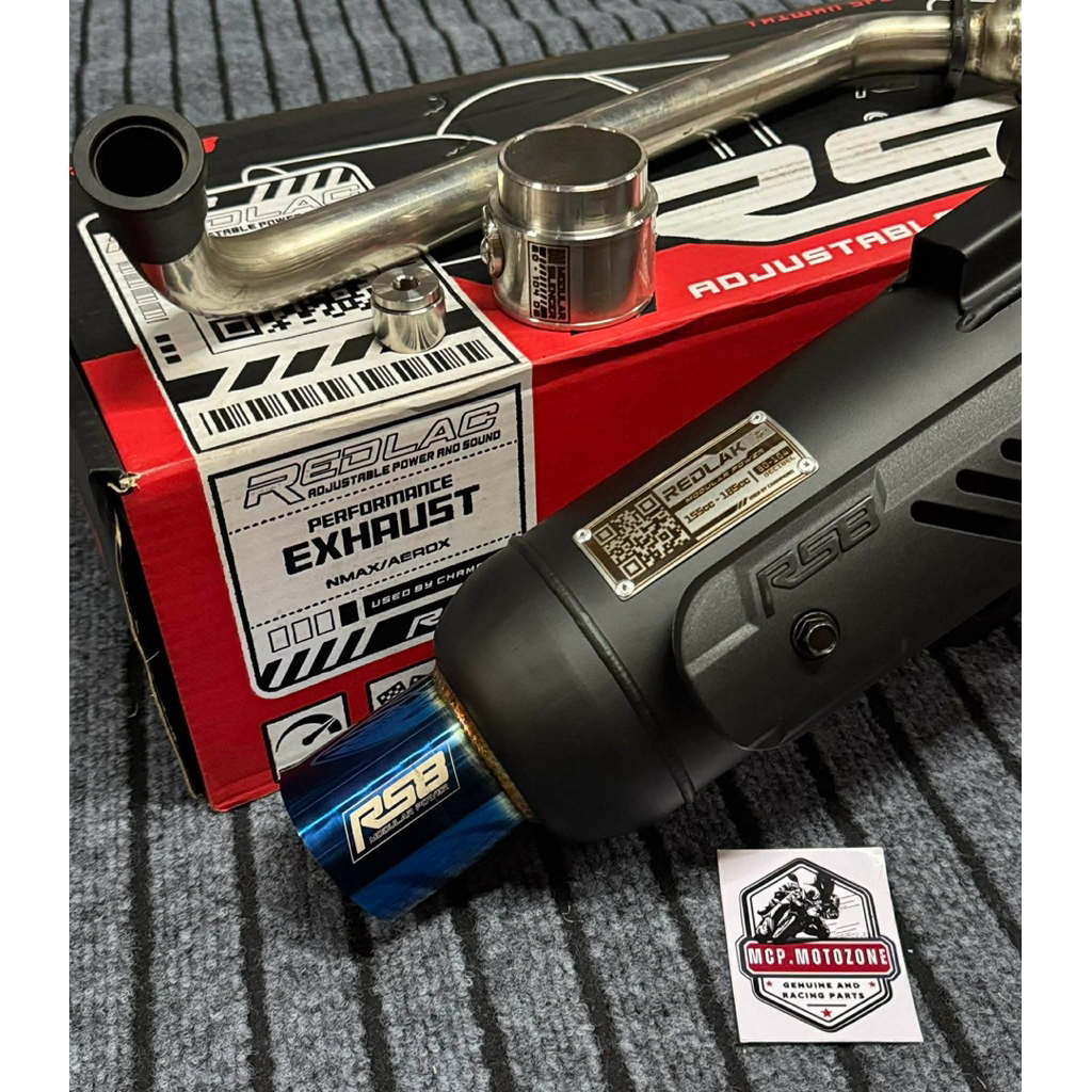 RS8 PIPE REDLAK FOR NMAX / AEROX - ORIGINAL | Shopee Philippines