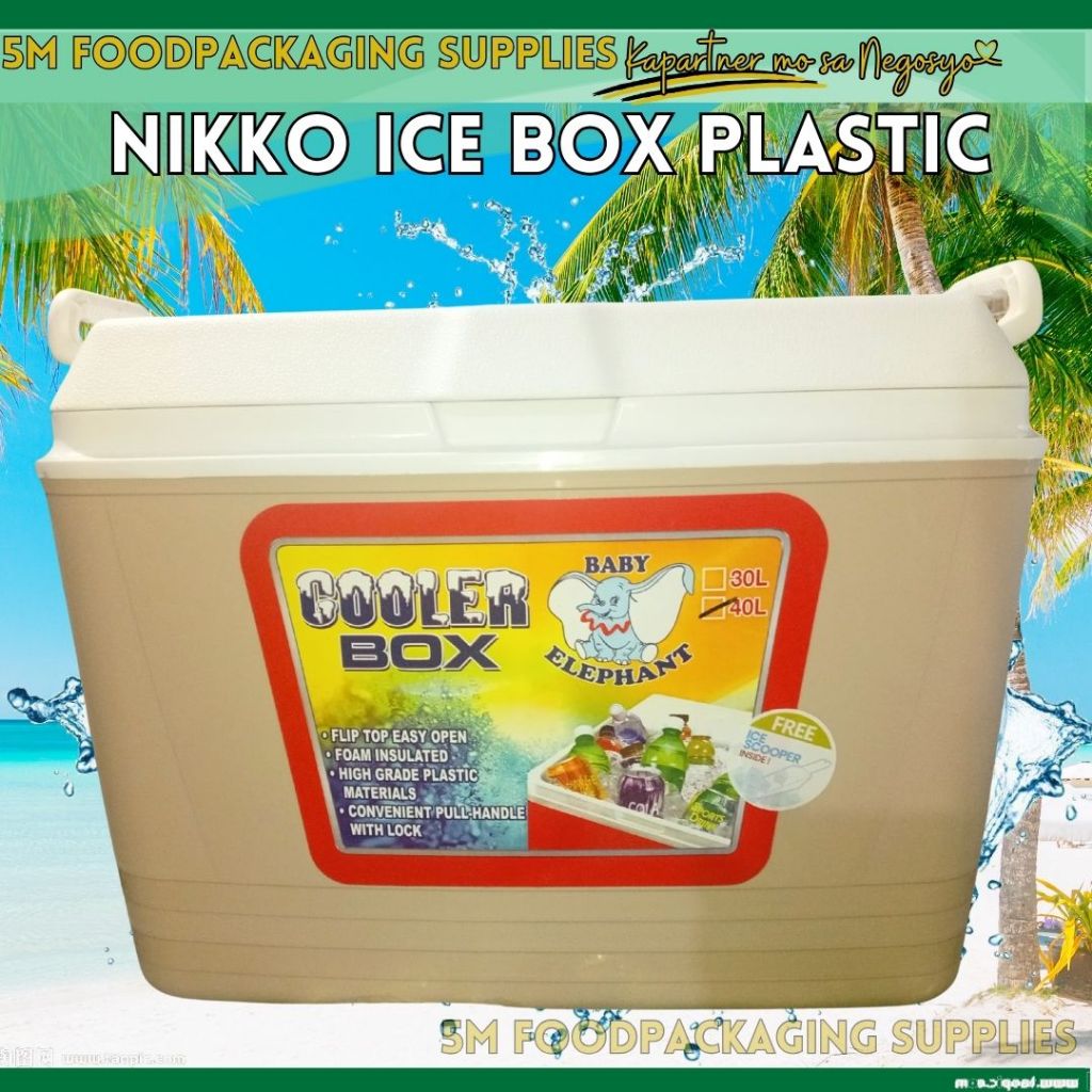 Nikko Ice Box Plastic Portable Cooler ContainerSHP3'' | Shopee Philippines