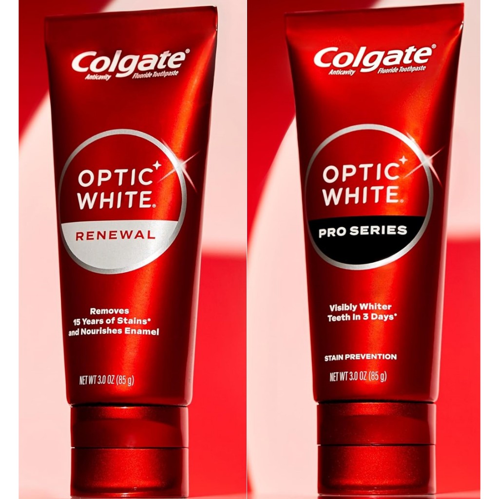 Colgate Optic White Pro Series & Renewal Toothpaste – Hydrogen Peroxide ...