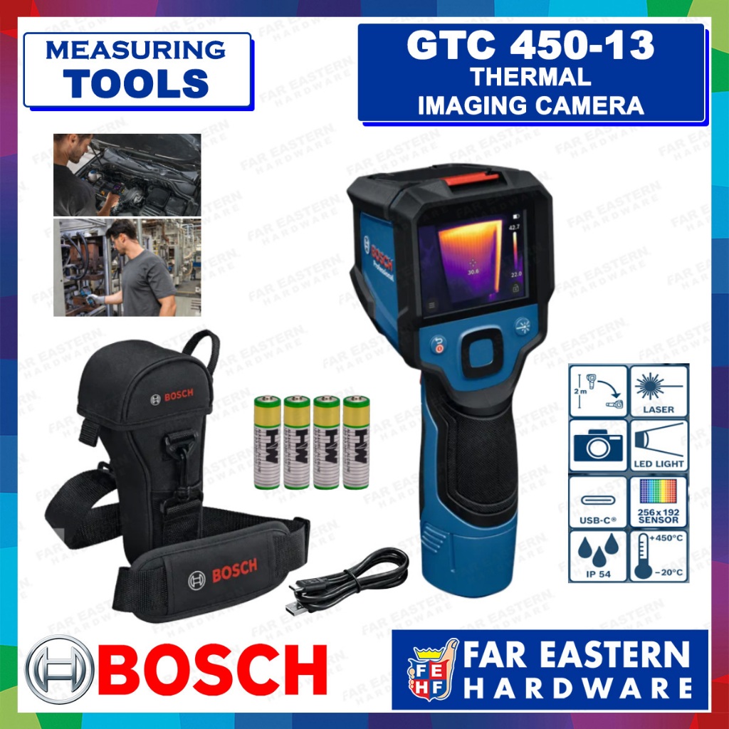 BOSCH GTC 450-13 Thermal Imaging Scanner / Thermo Camera RBMT | Shopee ...