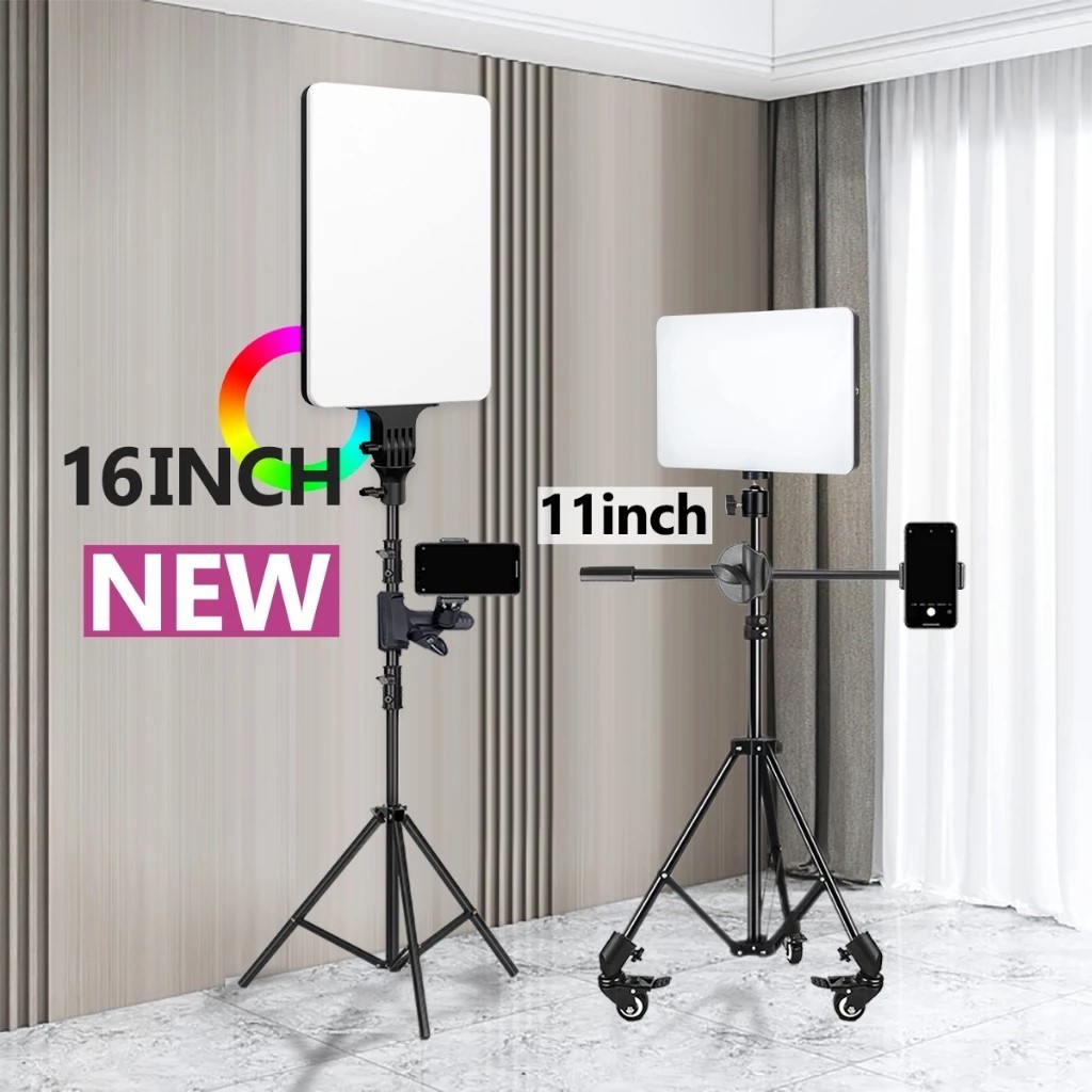LED Panel Light Video Light Studio Fill Light 11/16 Inch with Tripod ...