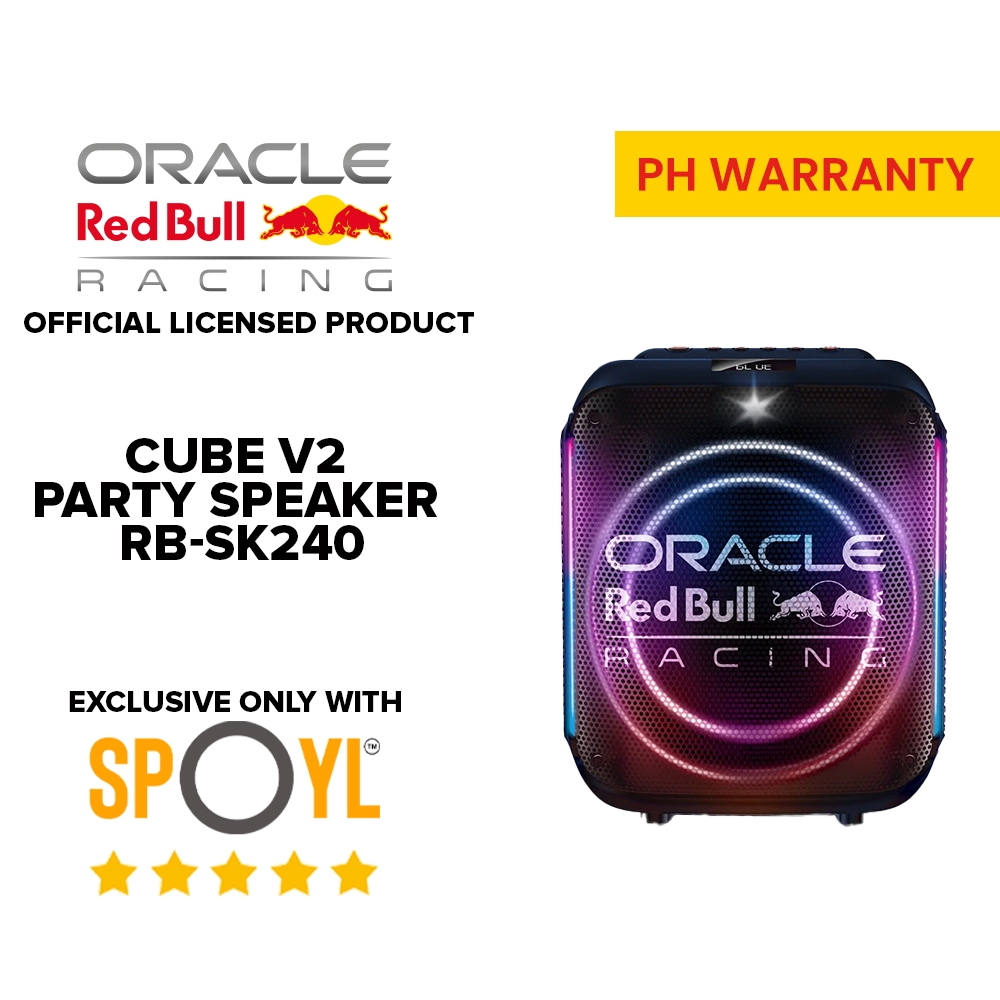 Photo inspiration: Bully City Arte Speaker Replacement Reference: Oracle Red Bull Racing Cube V2 Party Speaker Rb Sk240