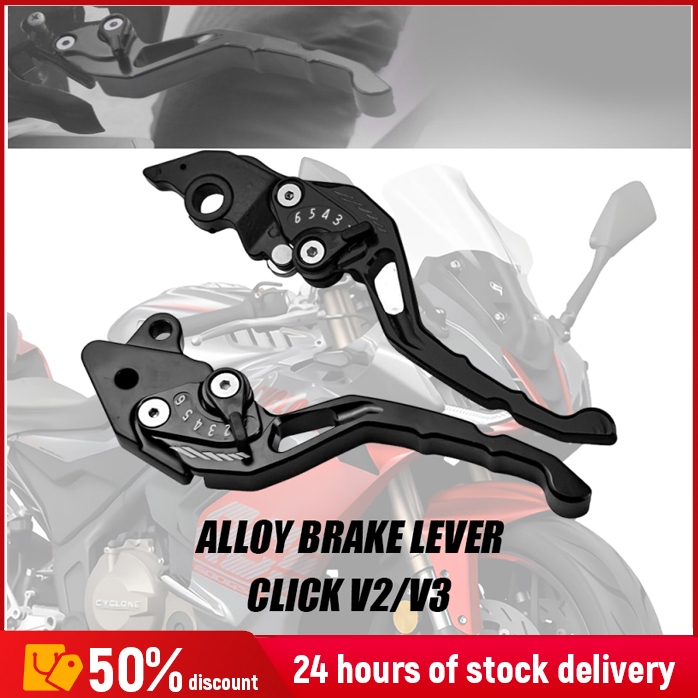 CLICK V2 / CLICK V3 COMBI CNC ALLOY BRAKE LEVER SET FOR CLICK V2 AND ...