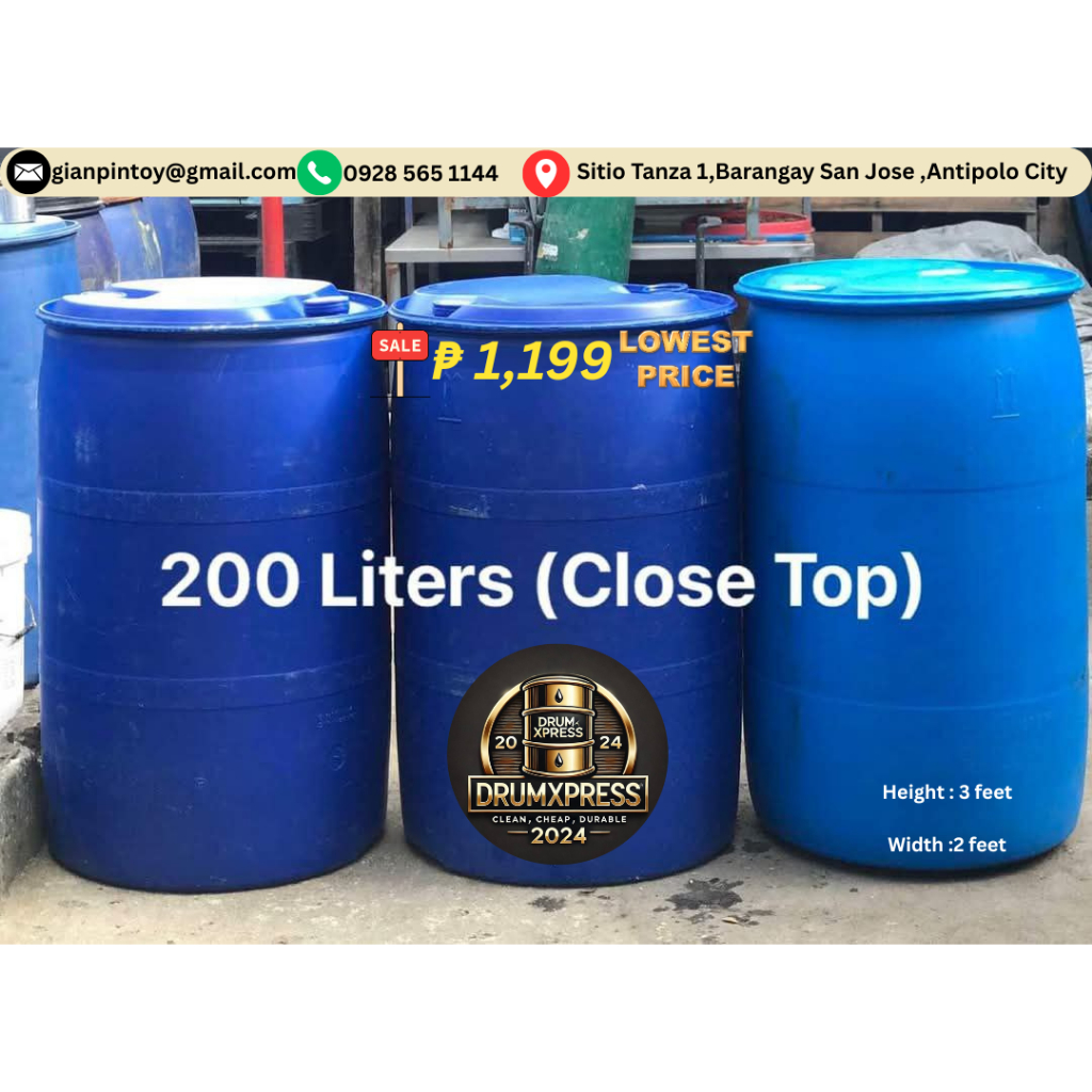 Shop blue drum container for Sale on Shopee Philippines