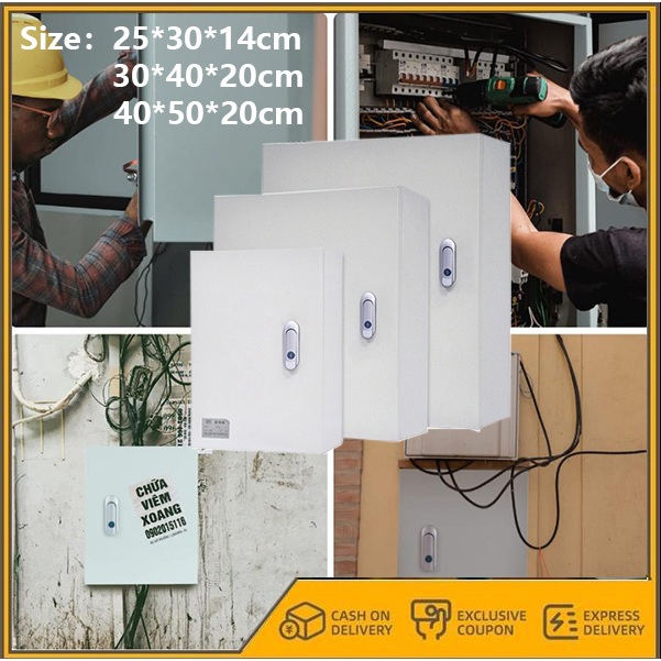 40x50x20cm Metal Enclosure Box Electrical Circuit Box Panel Box ...