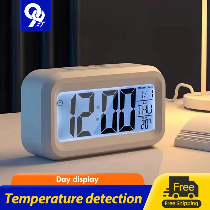 Multi Functional Alarm Clock Minimalist Electronic Clock Snooze Clock ...