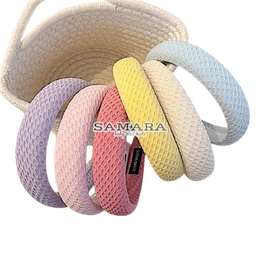 Samara Candy-colored wide-brimmed headband women's high-skull headband ...