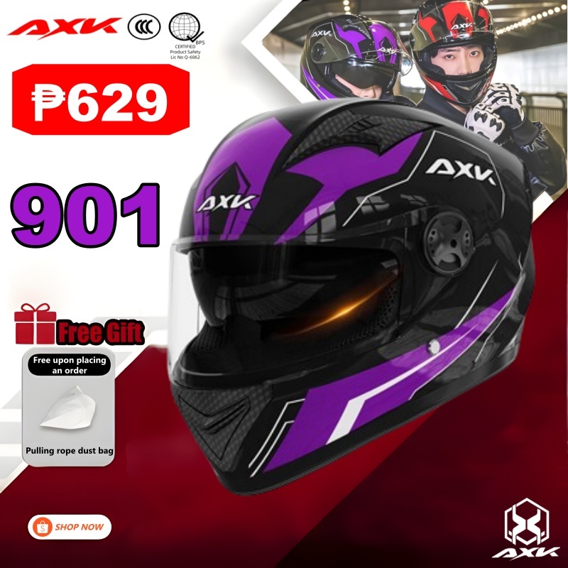 AXK Motorcycle helmet With ICC Helmet For Sale dual visor 5X HD Dual ...