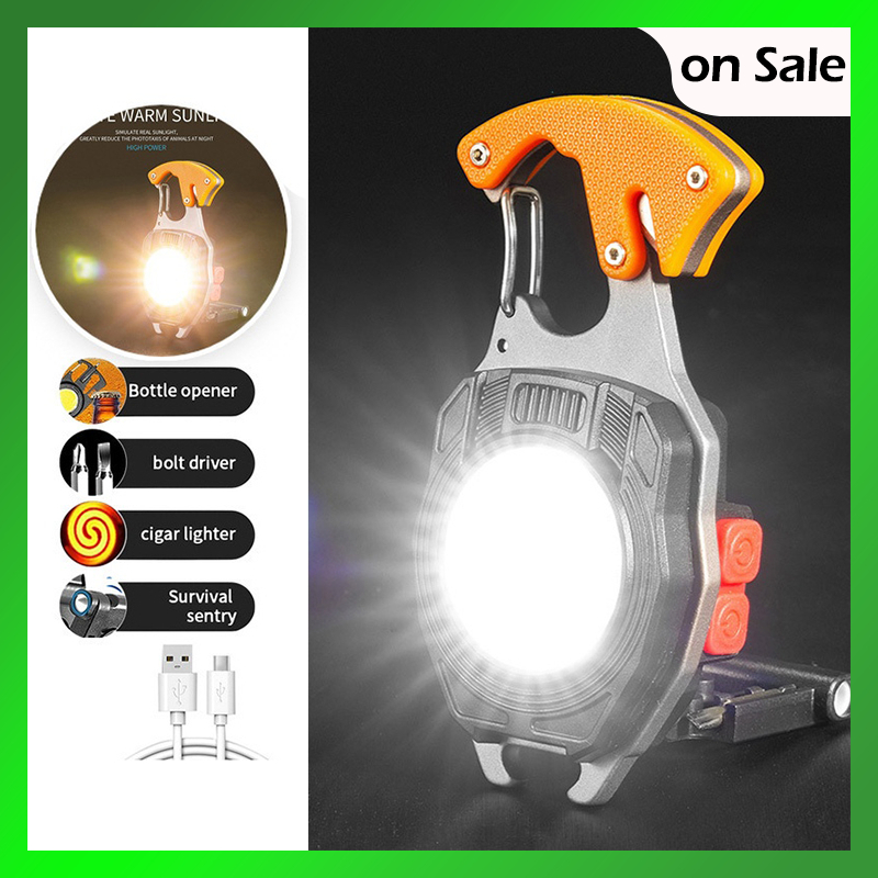 Emergency cob key light super bright led emergency lighting charging ...