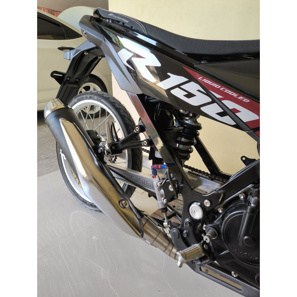 Raider Fi Power Pipe 2 Cut 51mm inlet with Silencer | Shopee Philippines