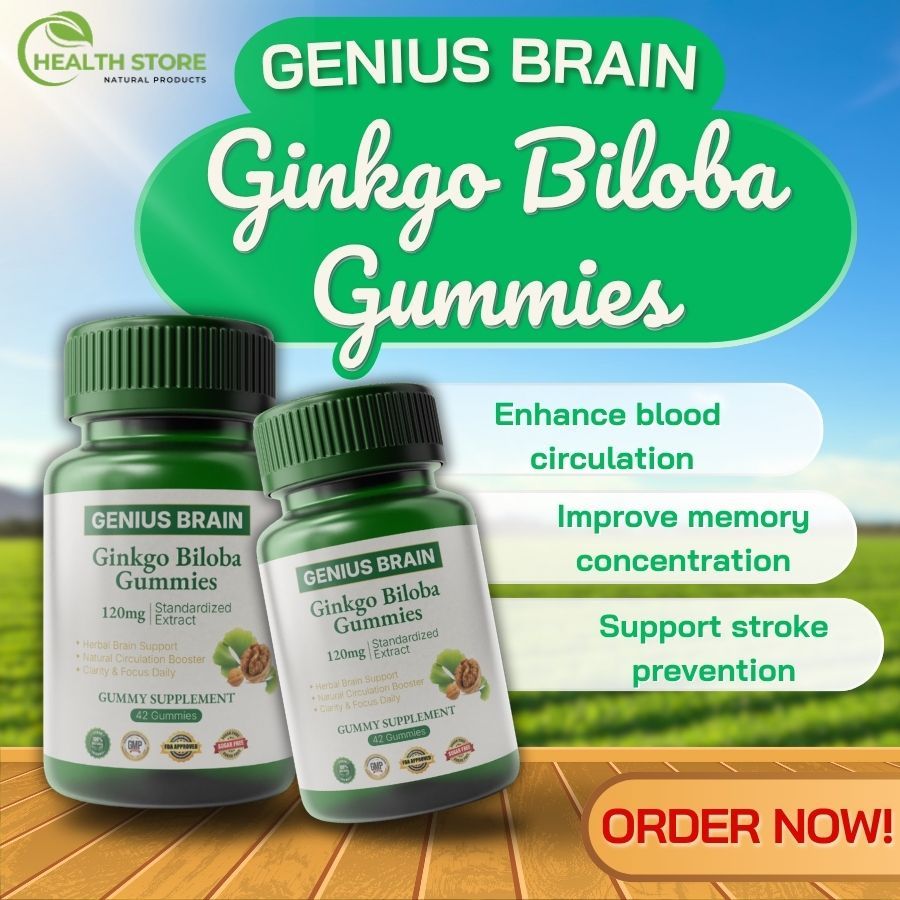Ginkgo Biloba Gummies Helps Nourish The Brain, Improve And Enhance ...