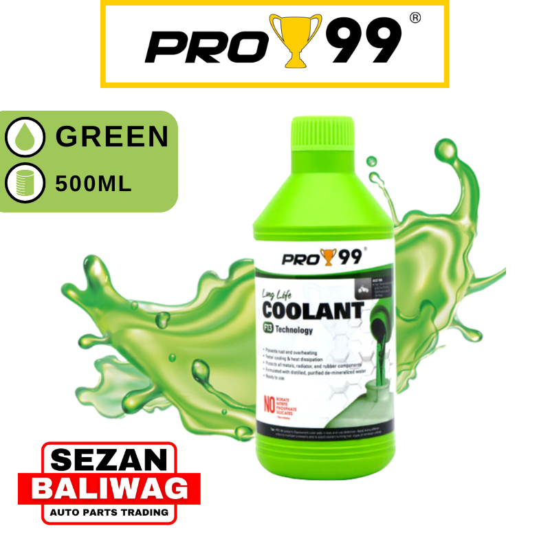 PRO 99 COOLANT GREEN 500ML READY TO USE PC-F13-500G | Shopee Philippines