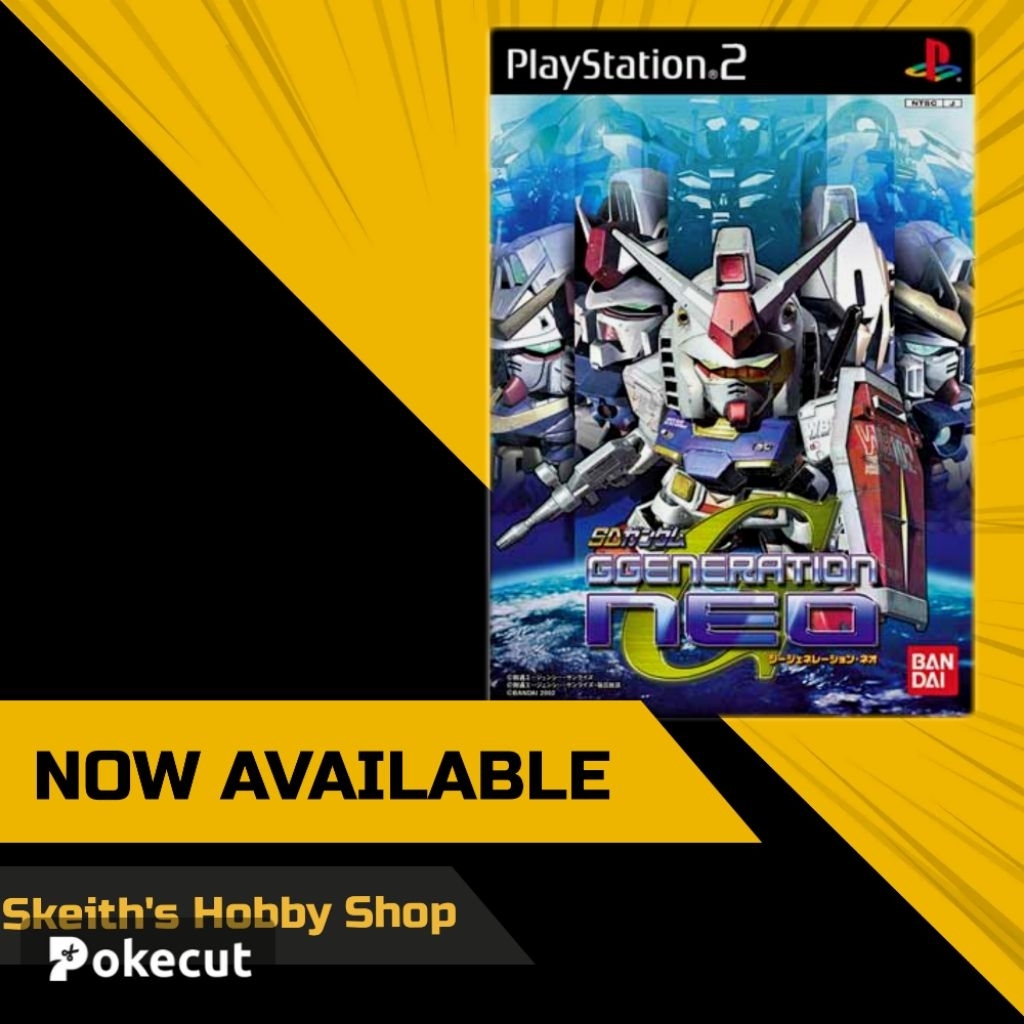 SD Gundam G Generation Neo – Jeu PS2 Import Japon, NTSC-J, Bon état