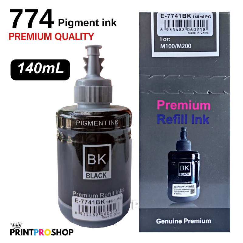 774 T7741 Pigment Ink Compatible for M100 M200 L1455 L605 M105 | Shopee ...