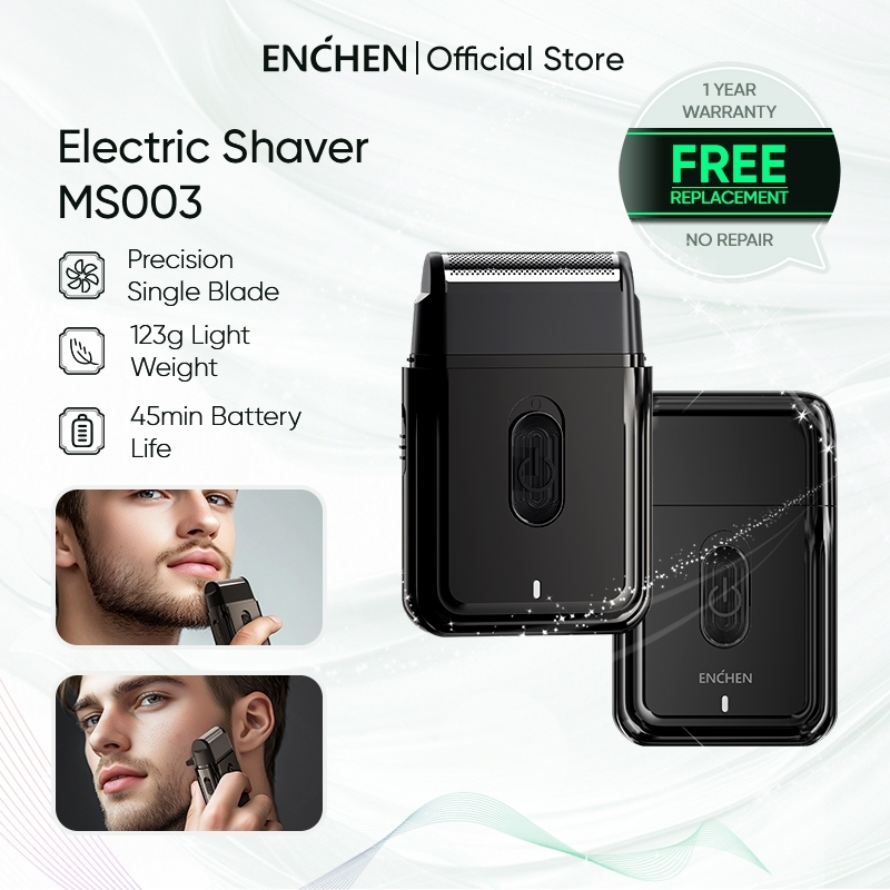 Enchen MS003 Mini Electric Shaver Portable Foil Shaver With Pop-up ...
