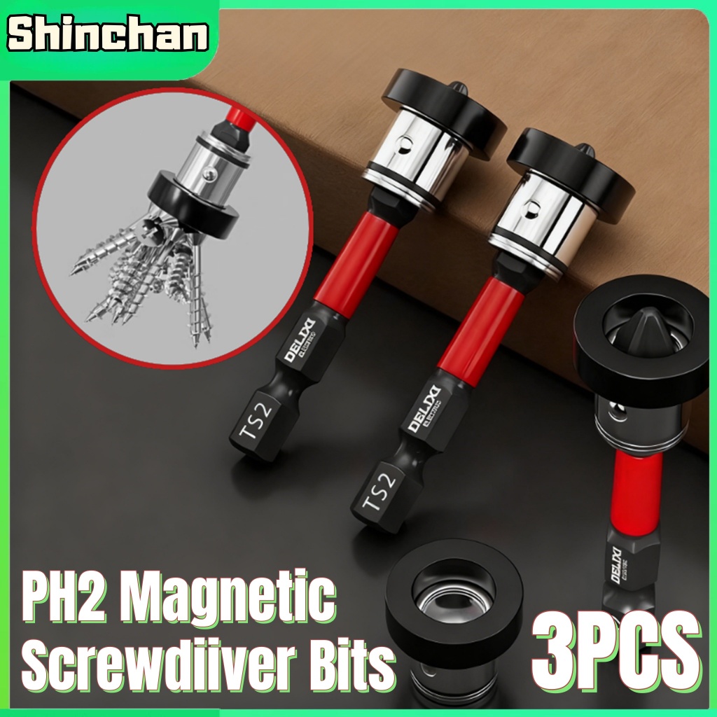 3PCS Magnetic Anti-Slip Positioning Screwdriver Bits Head Positioning ...