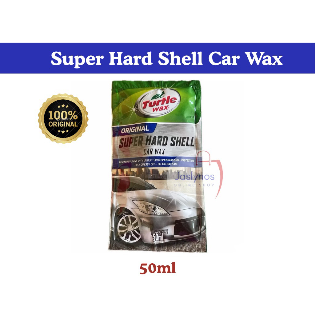 TURTLE WAX SUPER HARD SHELL CAR WAX Sachet 50ml | Shopee Philippines