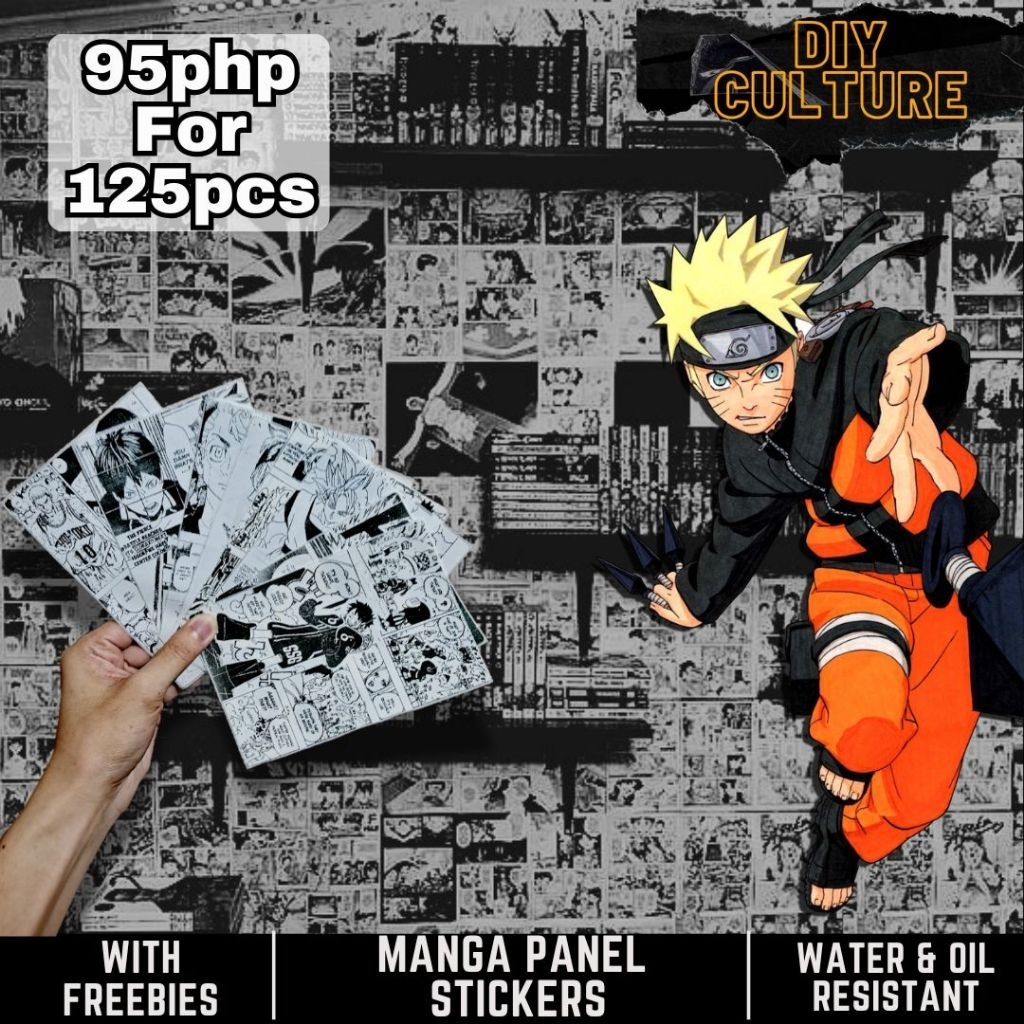 Diyculture Anime Manga Panels Wall Decoration Art Design Sticker A6 ...