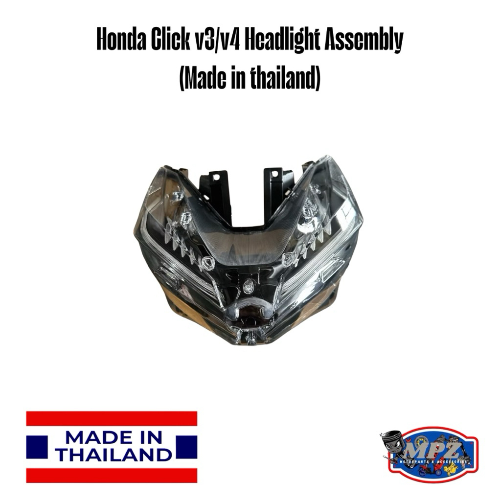 Honda Click v3 Headlight Assembly (Made in thailand) | Shopee Philippines