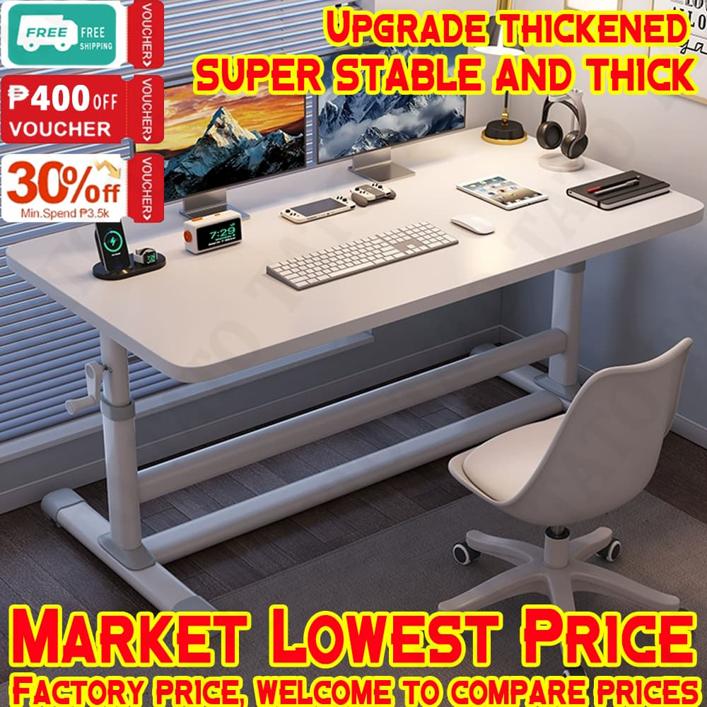 Adjustable Table Computer Desk Lift Table 120-100CM Liftable For Home ...