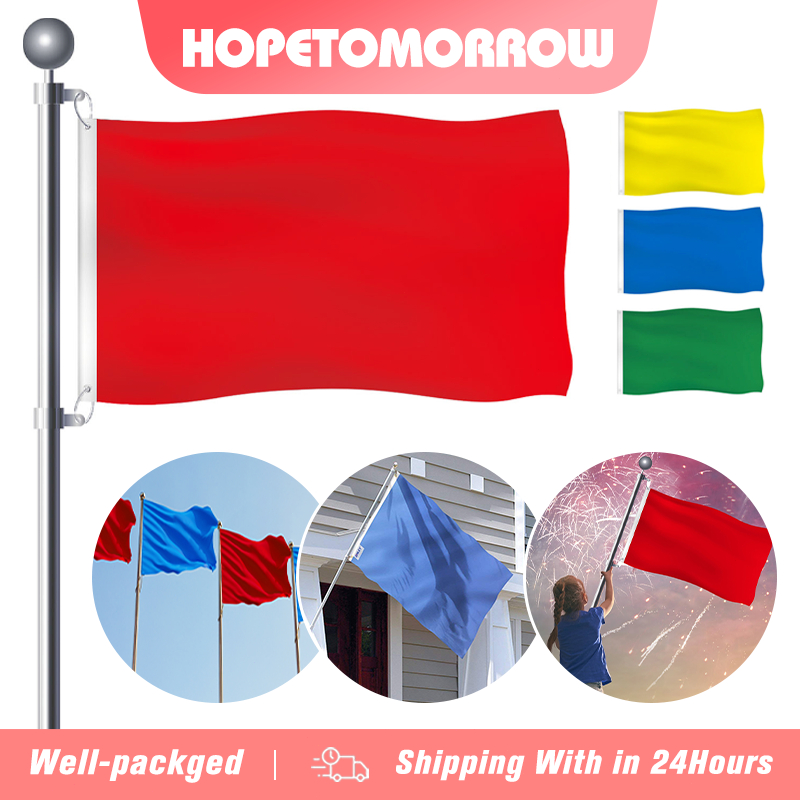 Solid Flag with Blank Flags Banner 90*150cm for DIY Flags Garden ...