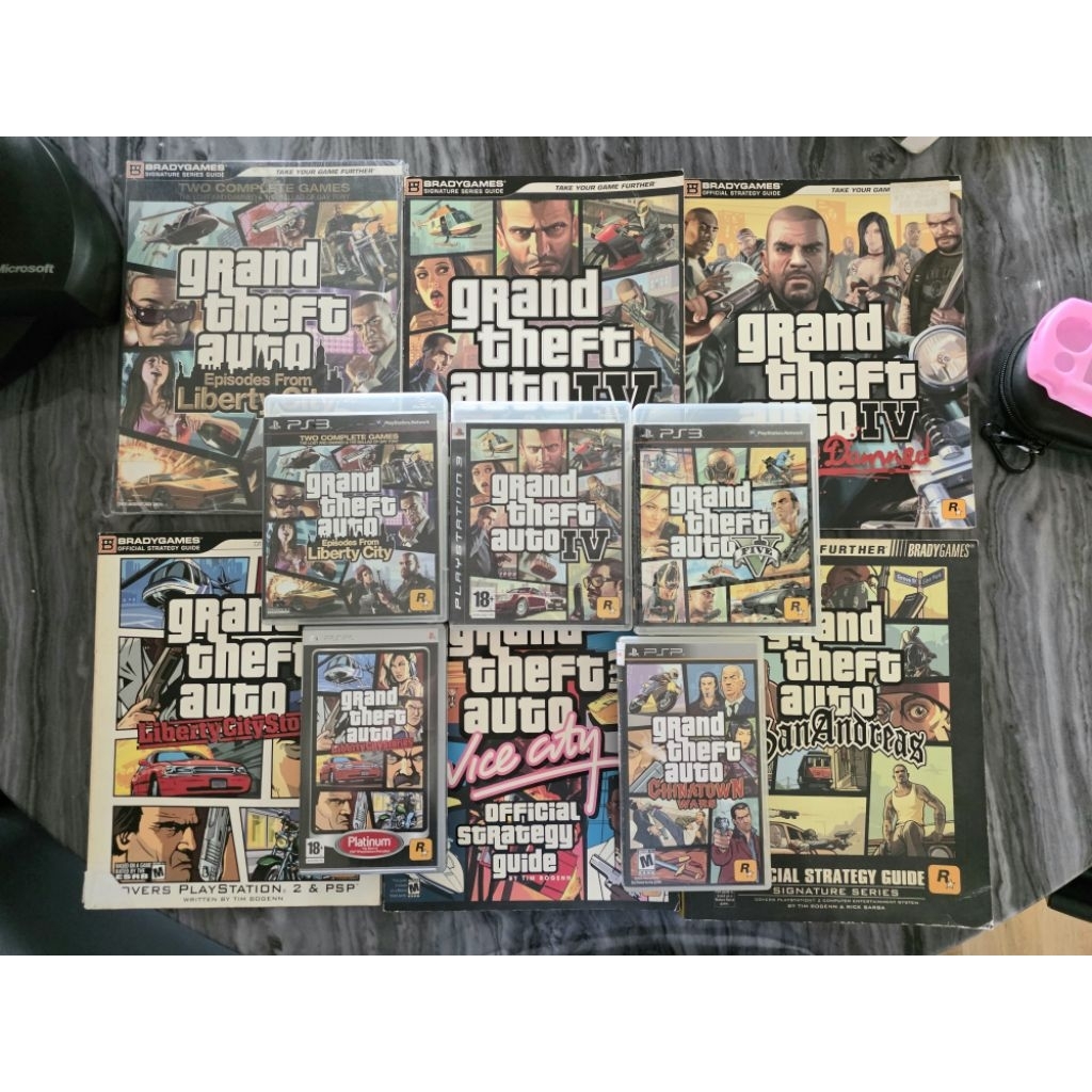 Grand Theft Auto Collection Playstation Games | Shopee Philippines