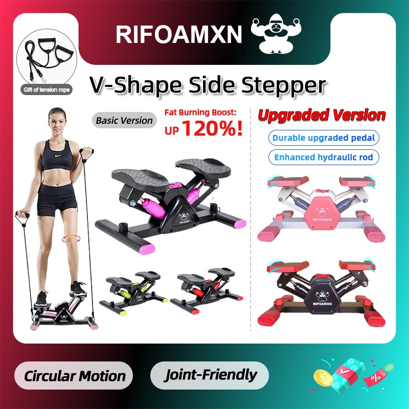 Side Stepper V-Shape Portable Mini Stepper Exercise Equipment At Home ...