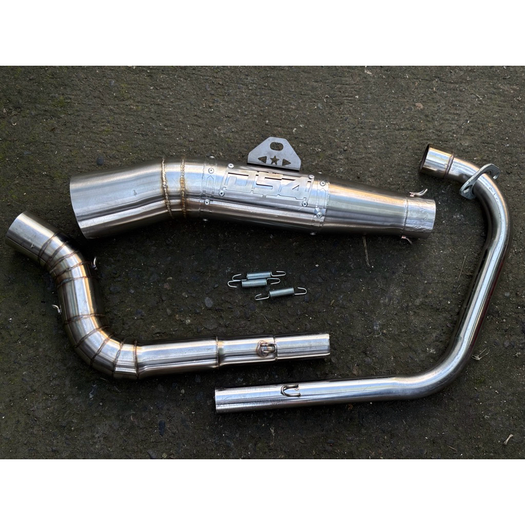 SUPER OPEN PIPE KOU DS4 63 MM FOR TMX 125 155 RUSI RACAL EURO SKYGO ...