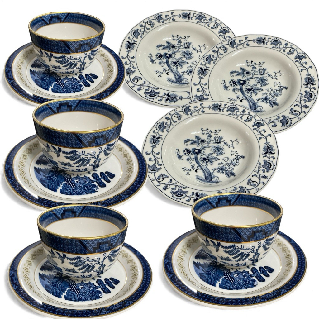 Nikko Dinner Plate/ Double Phoenix /Tableware/ Platter / Blue & white ...