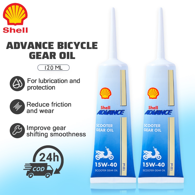 Shell Scooter Gear Oil 15W-40 120ml High Performance Transmission Oil ...