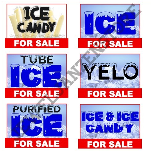 Shop signage ice for Sale on Shopee Philippines