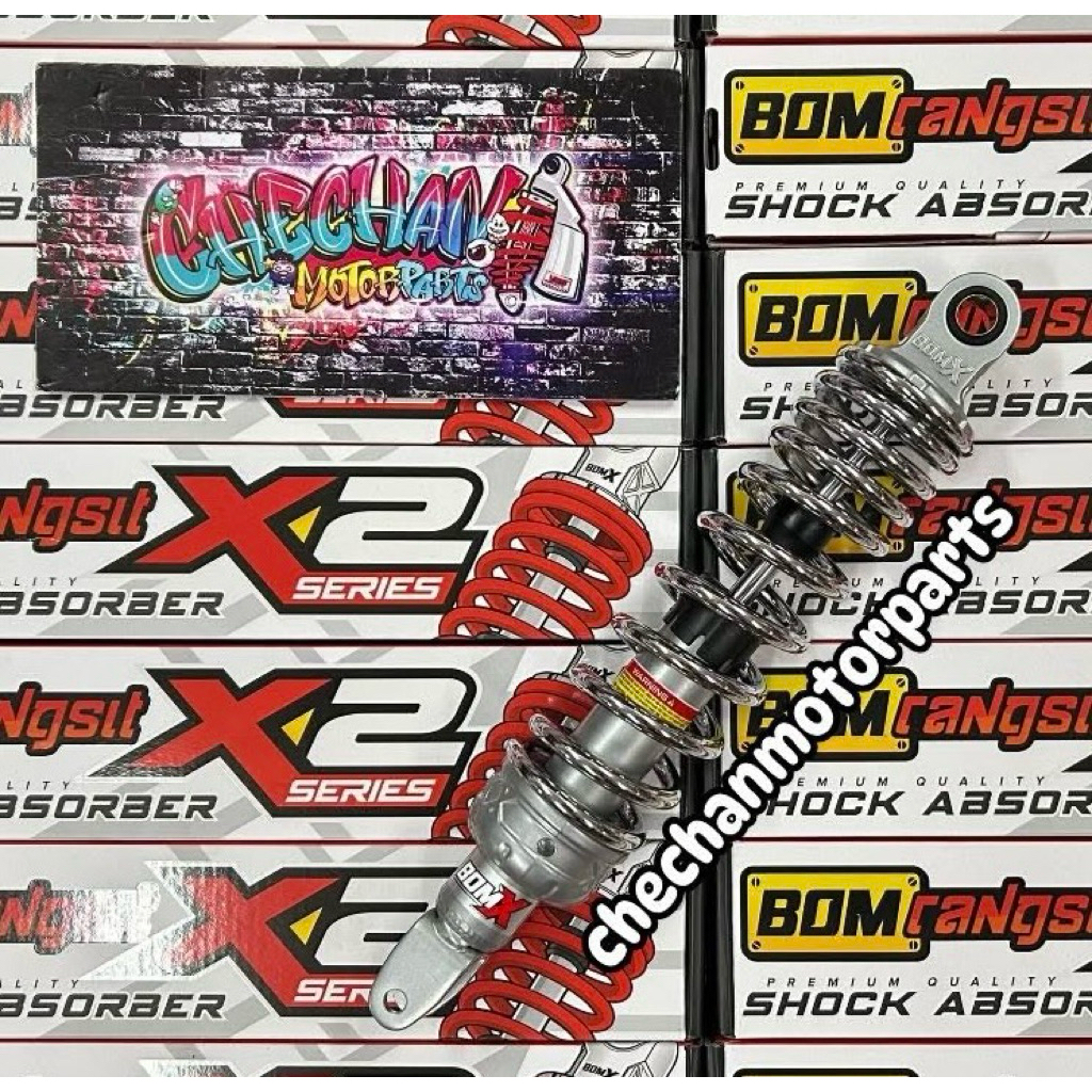 BOM X X2 SUSPENSION GREY SERIES 300MM / 330MM MIO CLICK LEGIT THAILAND ...