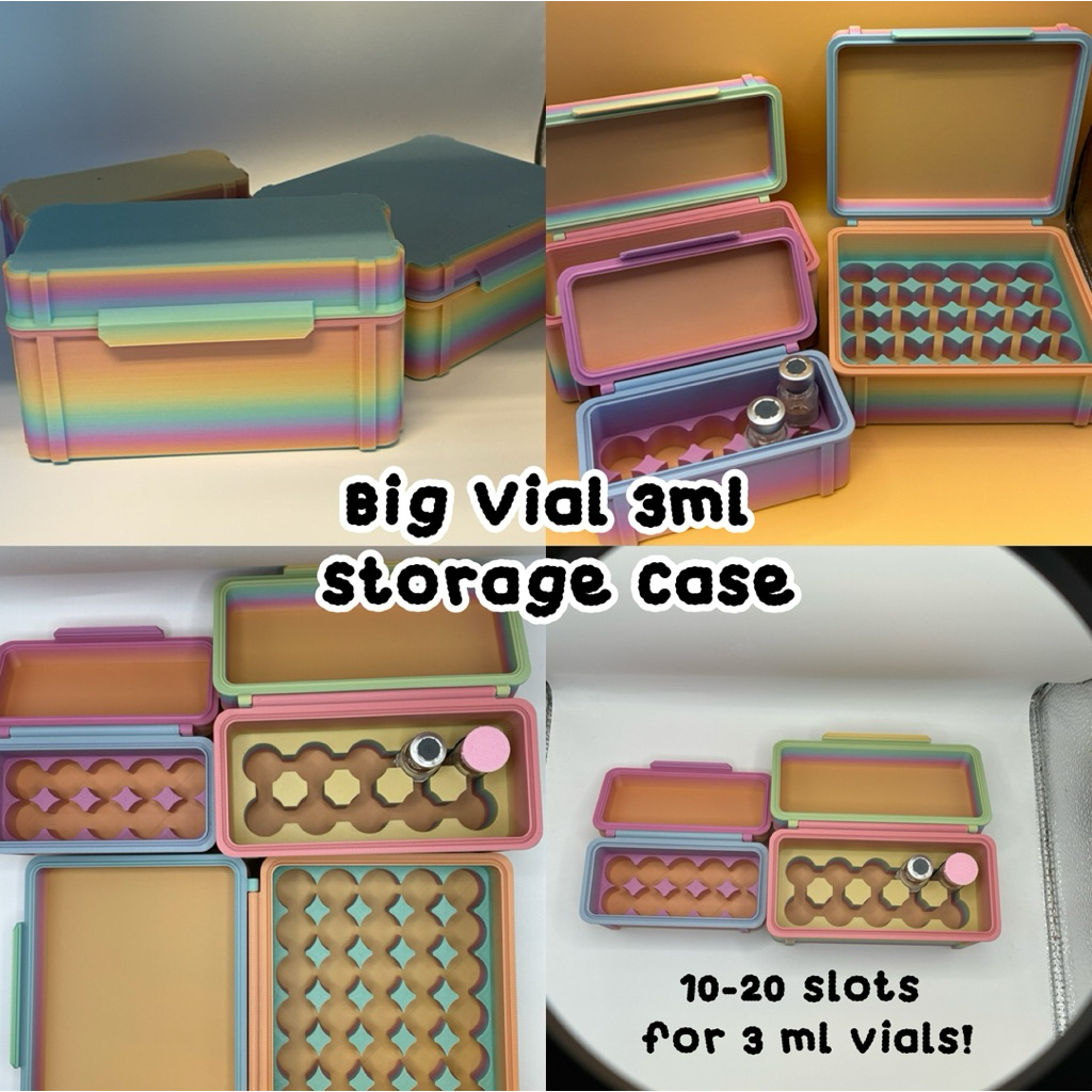 Big Vial Cases Storage 10-100 slots for 3ML, 10ML, 15ml (tirze , ghku ...