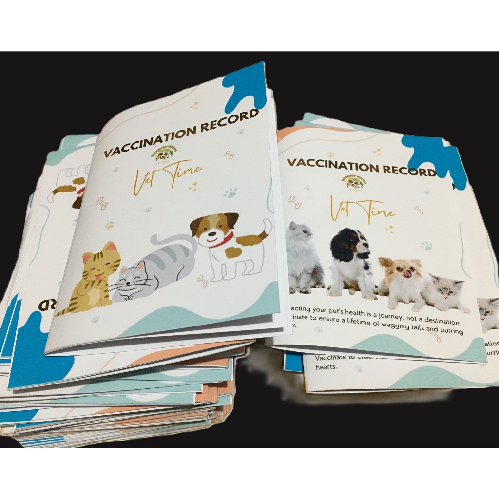 Pet Vaccination Card Vet-Card Vet Certificate pet record | Shopee ...