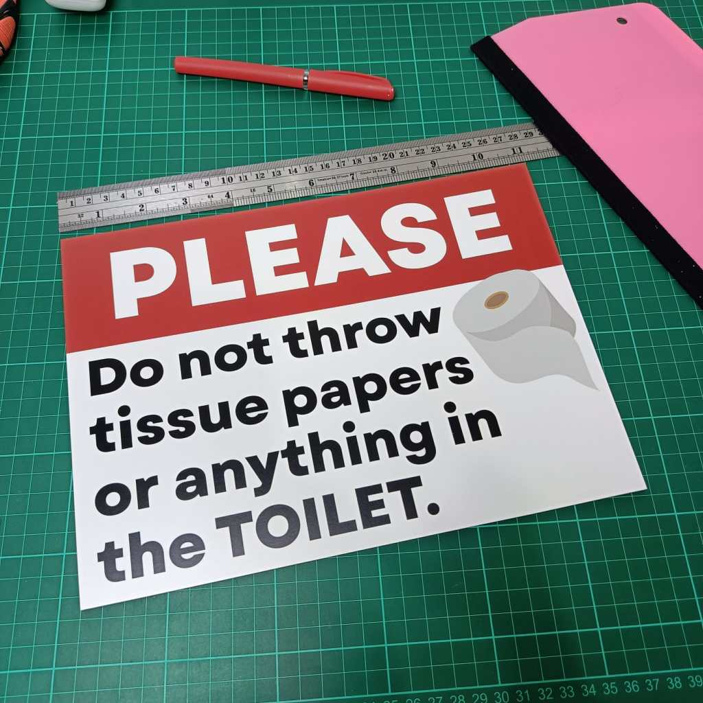 Shop toilet signage for Sale on Shopee Philippines