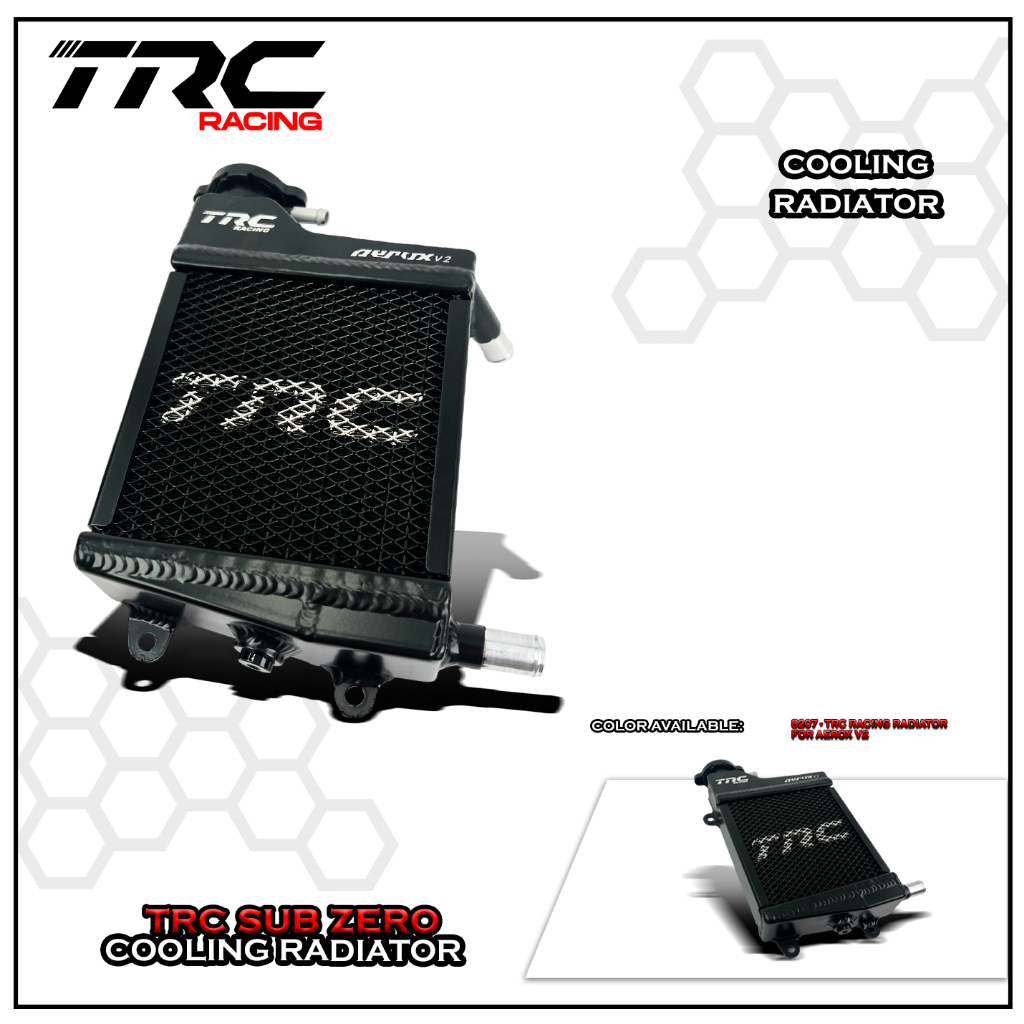 TRC RACING SUB ZERO COOLING RADIATOR for AEROX v2 8207 | Shopee Philippines
