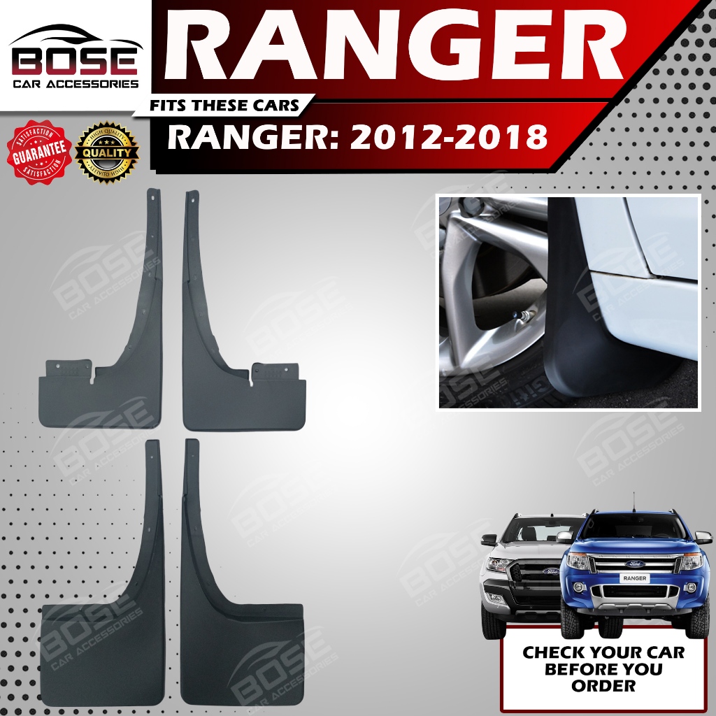 Mudguard for Ford Ranger / Raptor T6 2012 - 2018 / T7 / T8 2019 - 2022 ...