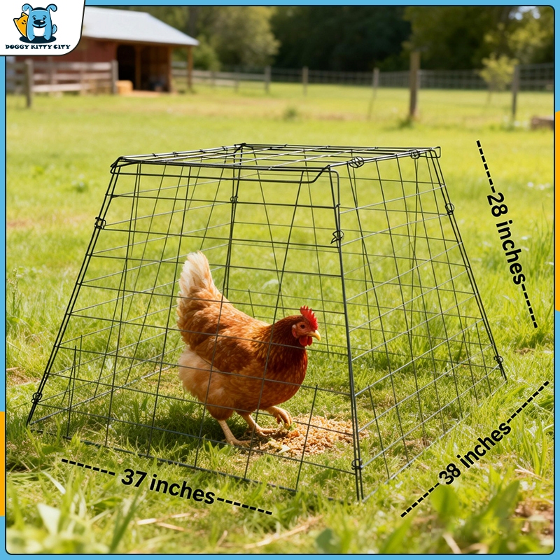 Foldable Chick Brooder Pen Portable Easy Clean Cage for Baby Chicks ...