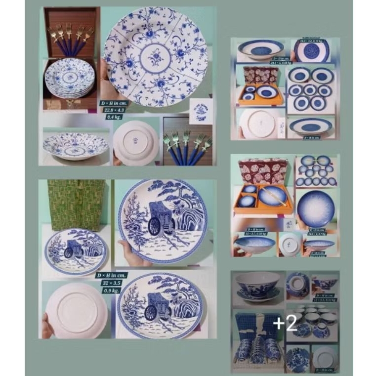 Gift Box/Set, Dinnerware Set, Big Plate, Plates, Soup Bowl, Saucer ...