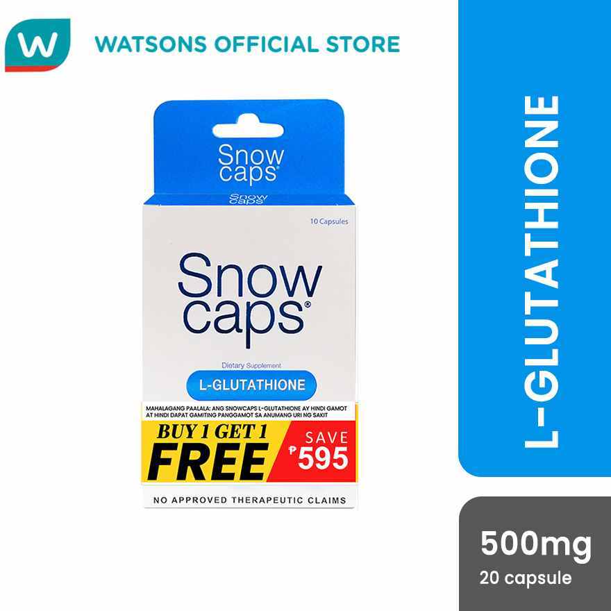 SNOW CAPS L-Glutathione Trial Pack 10 Capsules x 2 - Bundle | Shopee  Philippines
