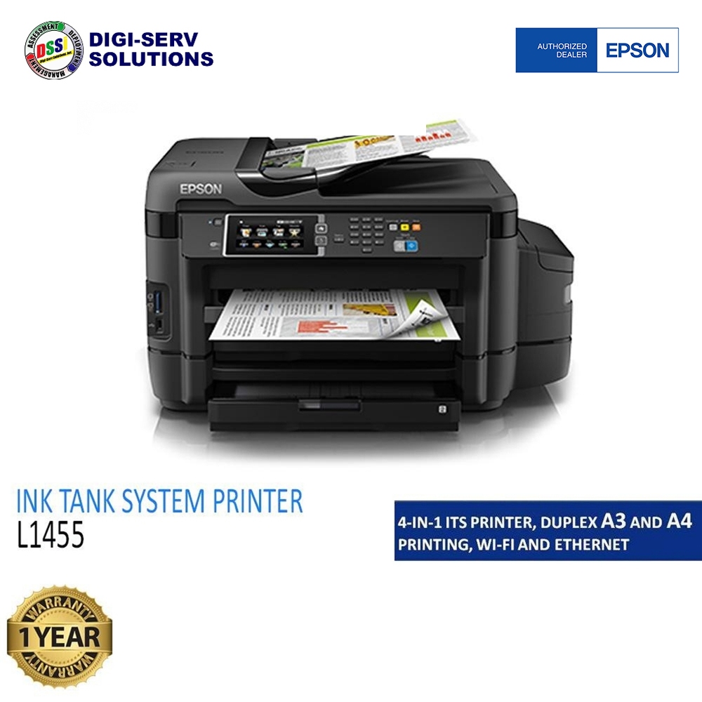 Epson L1455 A3 Wi-Fi Duplex All-in-One Ink Tank Colored Printer (Print ...